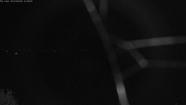 Lake Travis webcam, August 8, 2015 9:05 PM CT