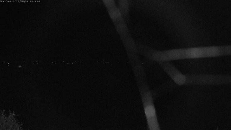 Lake Travis webcam, August 8, 2015 10:25 PM CT