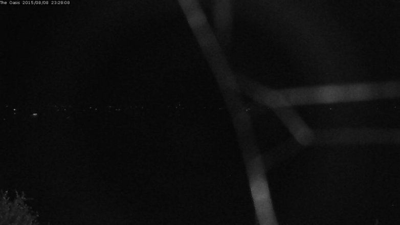 Lake Travis webcam, August 8, 2015 10:35 PM CT