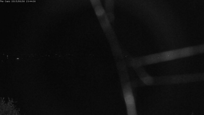 Lake Travis webcam, August 8, 2015 10:50 PM CT