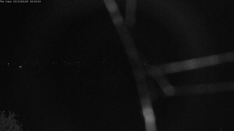 Lake Travis webcam, August 8, 2015 11:05 PM CT
