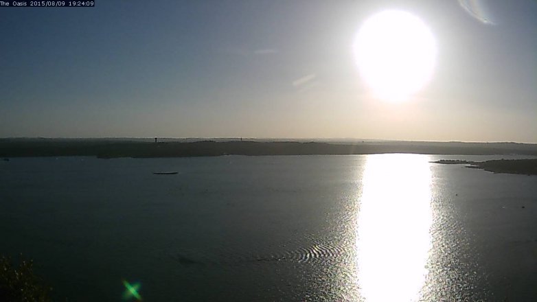 Lake Travis webcam, August 9, 2015 6:30 PM CT