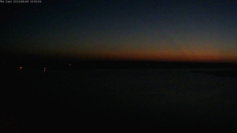 Lake Travis webcam, August 9, 2015 8:00 PM CT