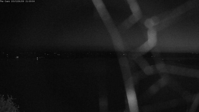 Lake Travis webcam, August 9, 2015 8:10 PM CT