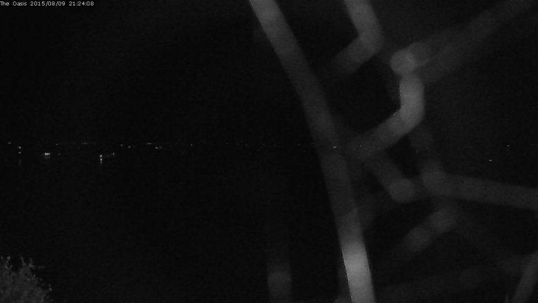 Lake Travis webcam, August 9, 2015 8:30 PM CT