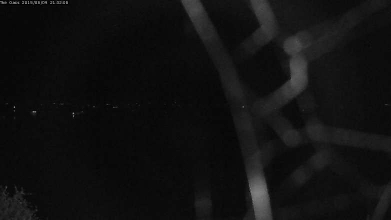 Lake Travis webcam, August 9, 2015 8:40 PM CT