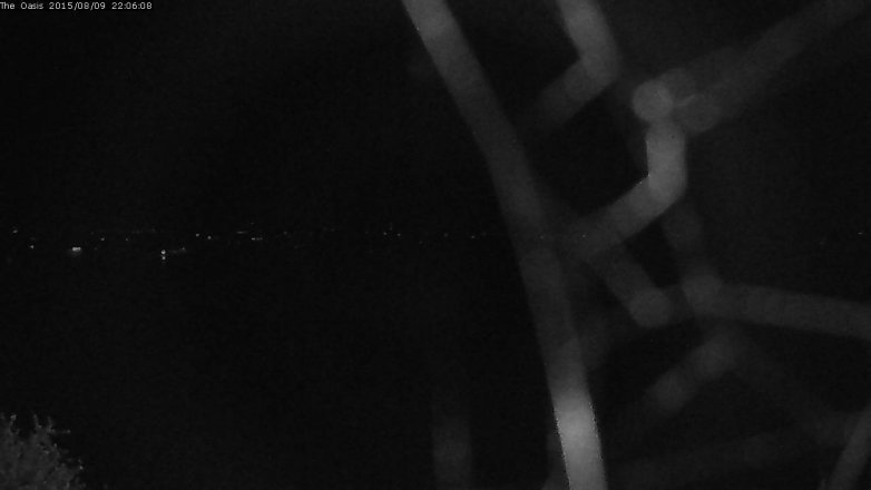 Lake Travis webcam, August 9, 2015 9:15 PM CT