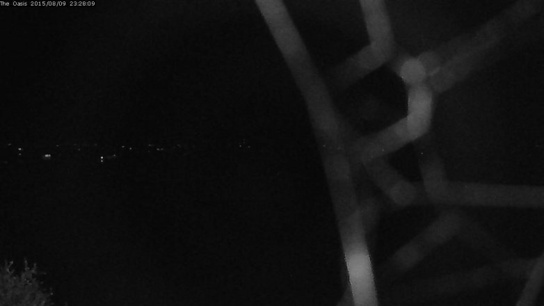 Lake Travis webcam, August 9, 2015 10:35 PM CT