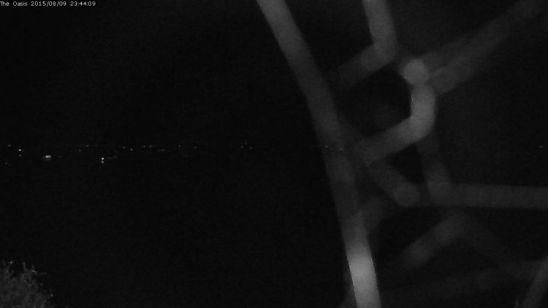 Lake Travis webcam, August 9, 2015 10:50 PM CT