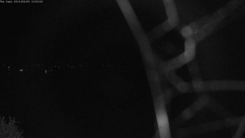 Lake Travis webcam, August 9, 2015 11:00 PM CT