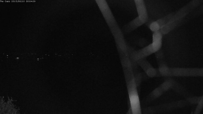 Lake Travis webcam, August 9, 2015 11:10 PM CT