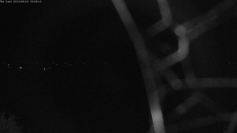 Lake Travis webcam, August 9, 2015 11:15 PM CT