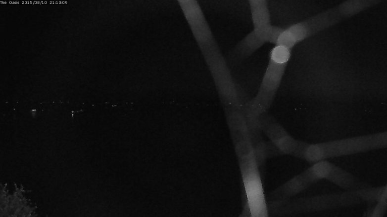 Lake Travis webcam, August 10, 2015 8:15 PM CT