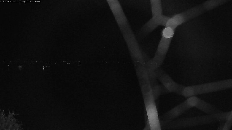 Lake Travis webcam, August 10, 2015 8:20 PM CT