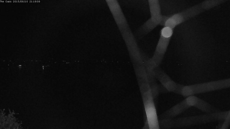 Lake Travis webcam, August 10, 2015 8:25 PM CT