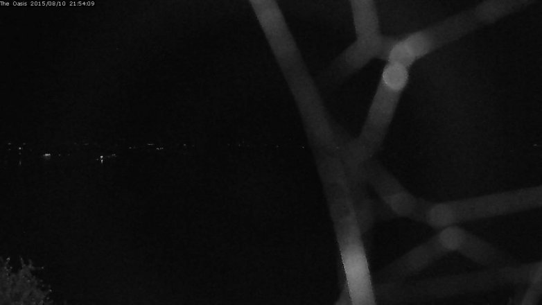 Lake Travis webcam, August 10, 2015 9:00 PM CT