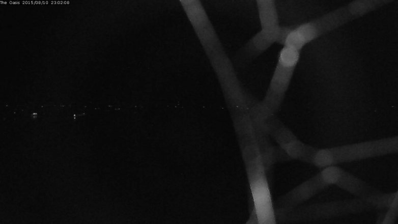 Lake Travis webcam, August 10, 2015 10:10 PM CT