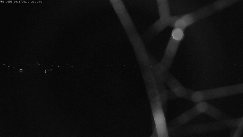 Lake Travis webcam, August 10, 2015 10:15 PM CT