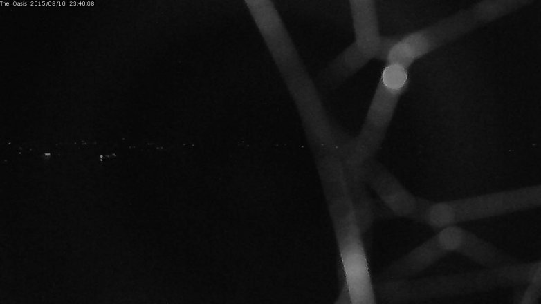 Lake Travis webcam, August 10, 2015 10:45 PM CT
