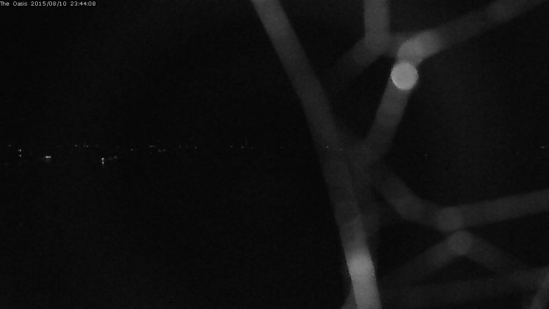Lake Travis webcam, August 10, 2015 10:50 PM CT