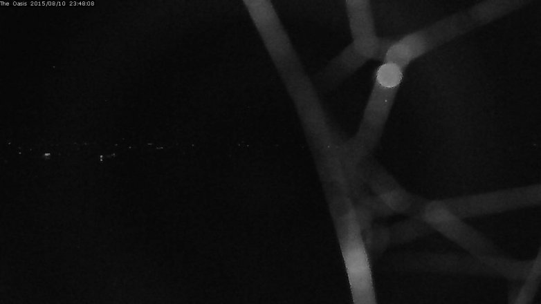 Lake Travis webcam, August 10, 2015 10:55 PM CT
