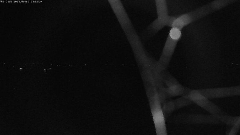 Lake Travis webcam, August 10, 2015 11:00 PM CT
