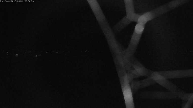Lake Travis webcam, August 10, 2015 11:05 PM CT