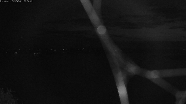 Lake Travis webcam, August 11, 2015 8:00 PM CT
