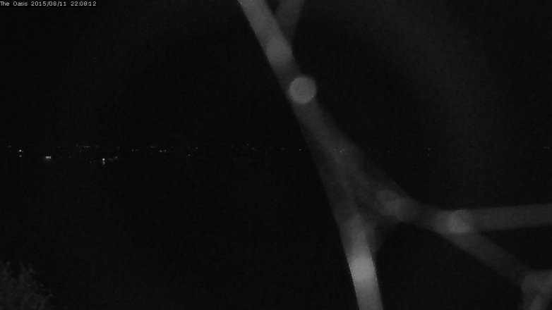 Lake Travis webcam, August 11, 2015 9:15 PM CT