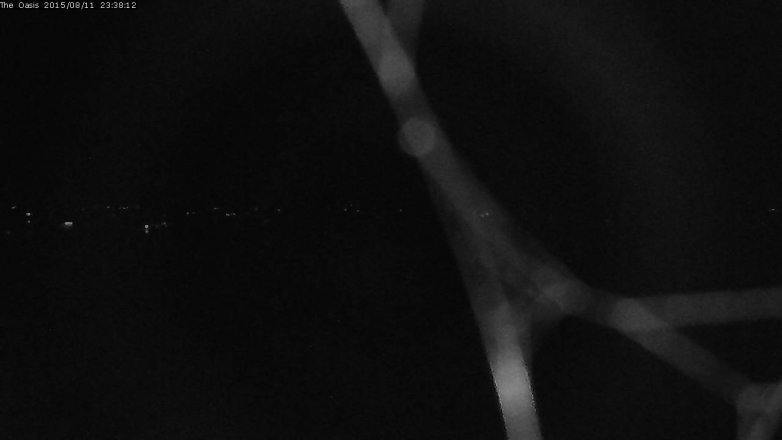Lake Travis webcam, August 11, 2015 10:45 PM CT