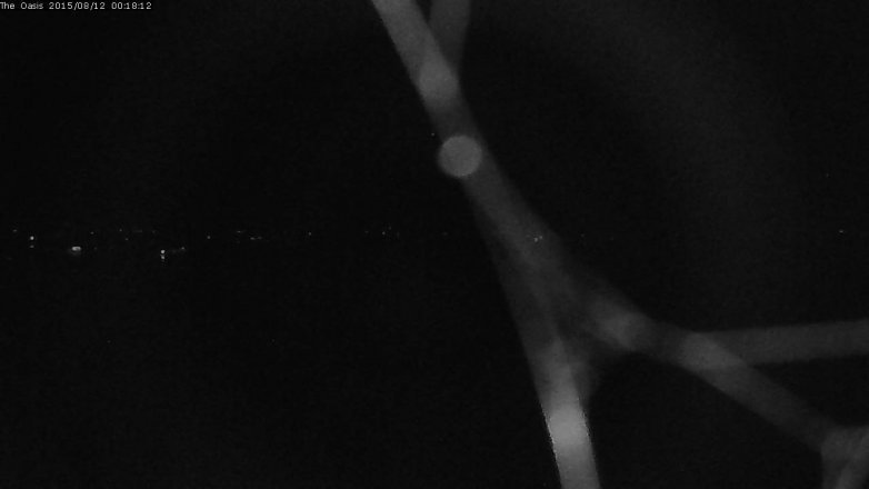 Lake Travis webcam, August 11, 2015 11:25 PM CT