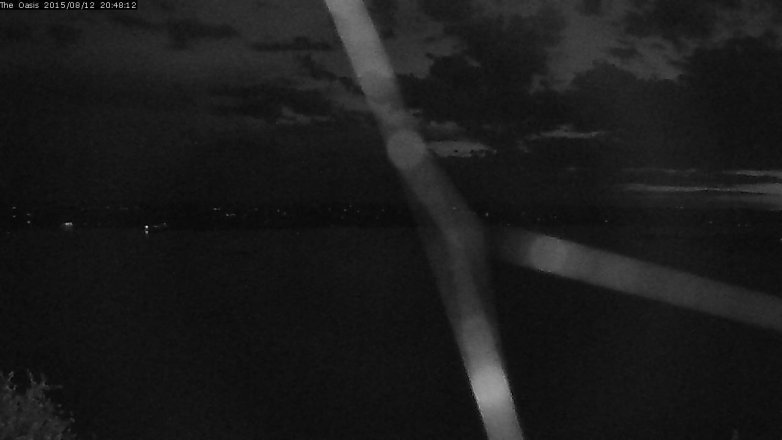 Lake Travis webcam, August 12, 2015 7:55 PM CT
