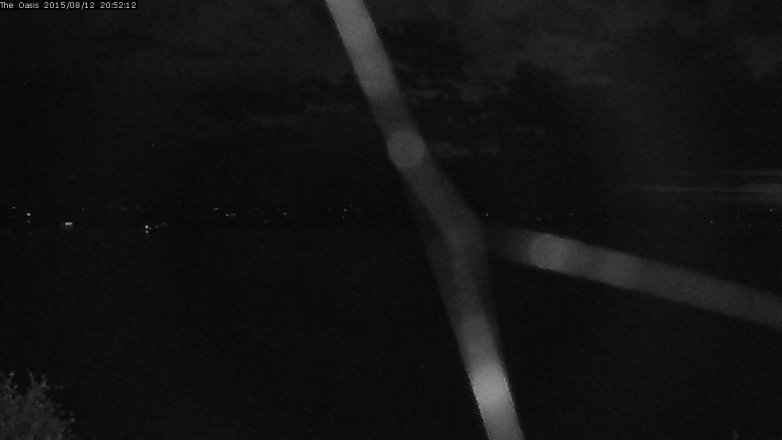 Lake Travis webcam, August 12, 2015 8:00 PM CT