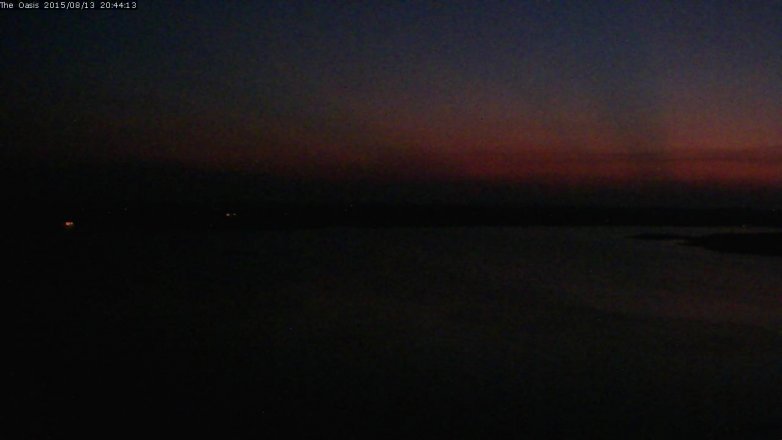 Lake Travis webcam, August 13, 2015 7:50 PM CT