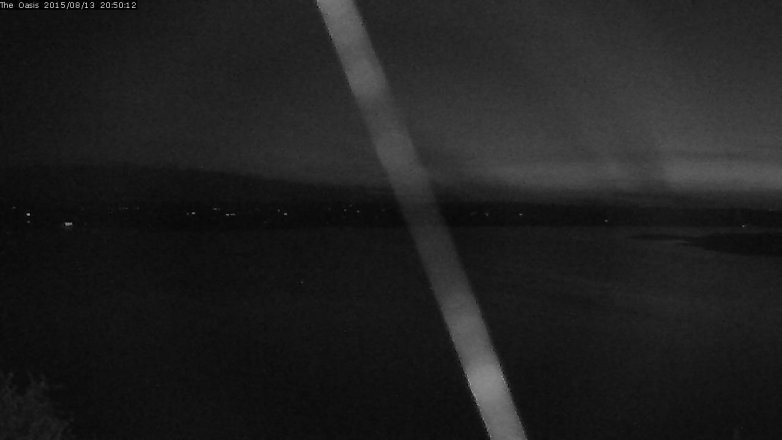 Lake Travis webcam, August 13, 2015 7:55 PM CT