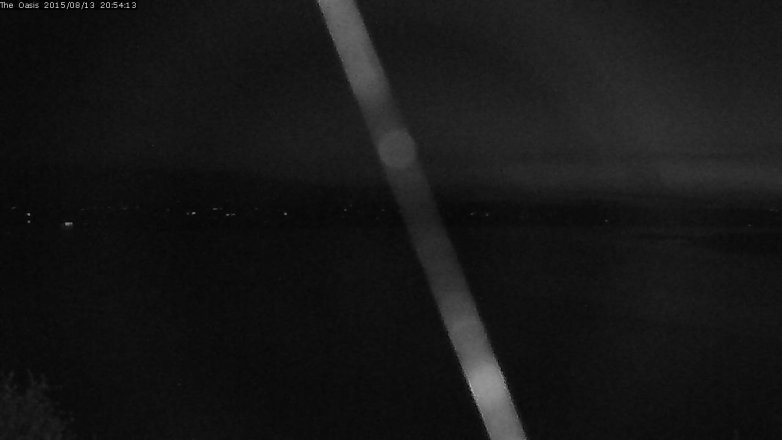 Lake Travis webcam, August 13, 2015 8:00 PM CT