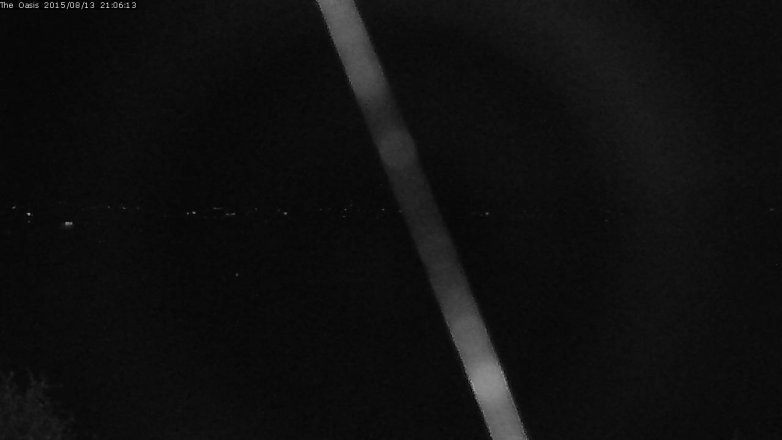 Lake Travis webcam, August 13, 2015 8:15 PM CT