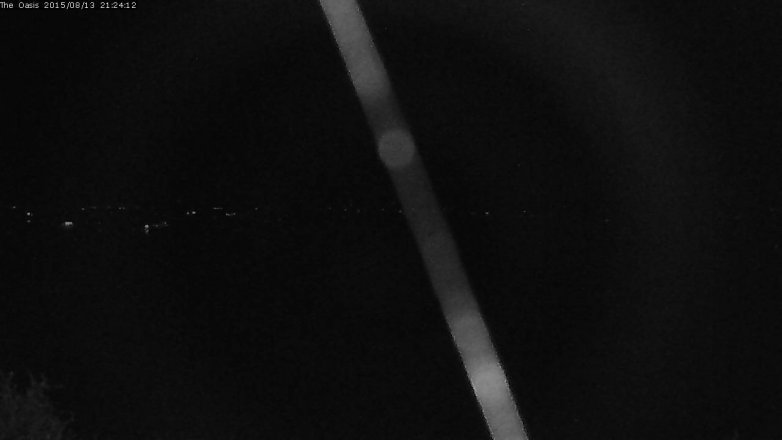 Lake Travis webcam, August 13, 2015 8:30 PM CT