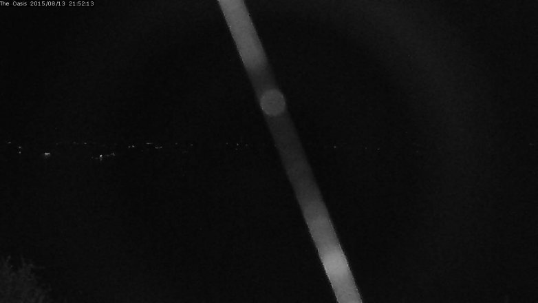 Lake Travis webcam, August 13, 2015 9:00 PM CT