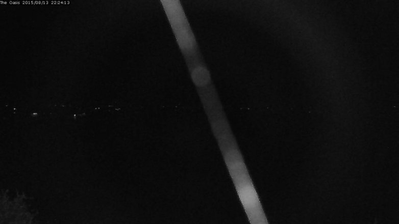 Lake Travis webcam, August 13, 2015 9:30 PM CT