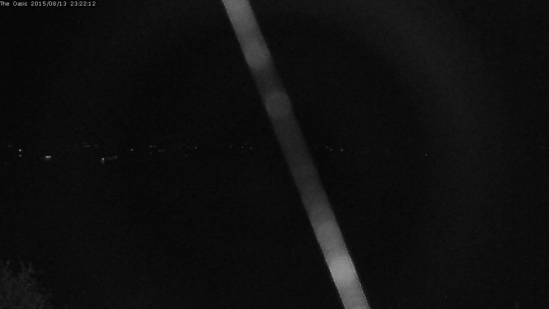 Lake Travis webcam, August 13, 2015 10:30 PM CT