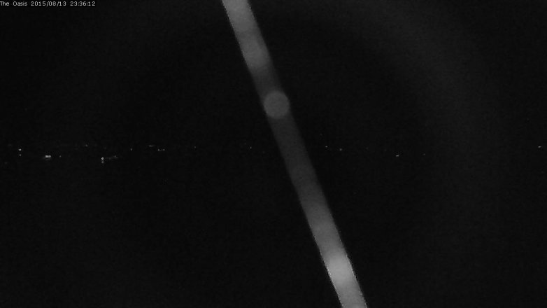 Lake Travis webcam, August 13, 2015 10:40 PM CT