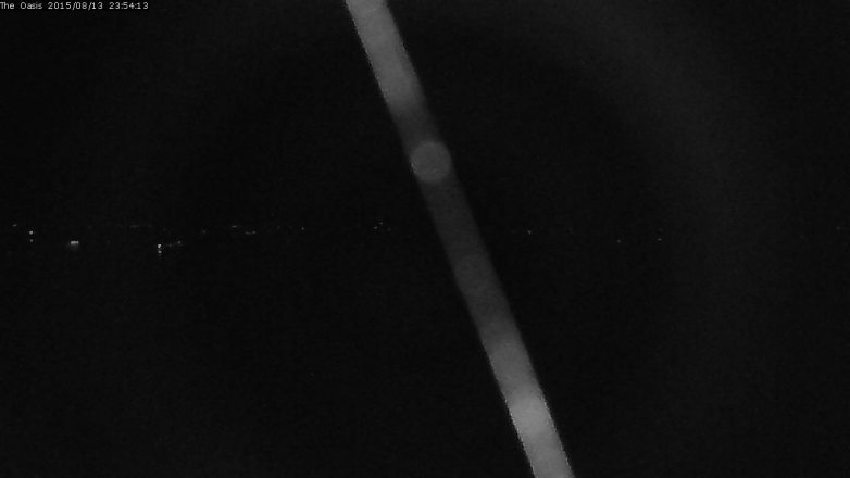 Lake Travis webcam, August 13, 2015 11:00 PM CT