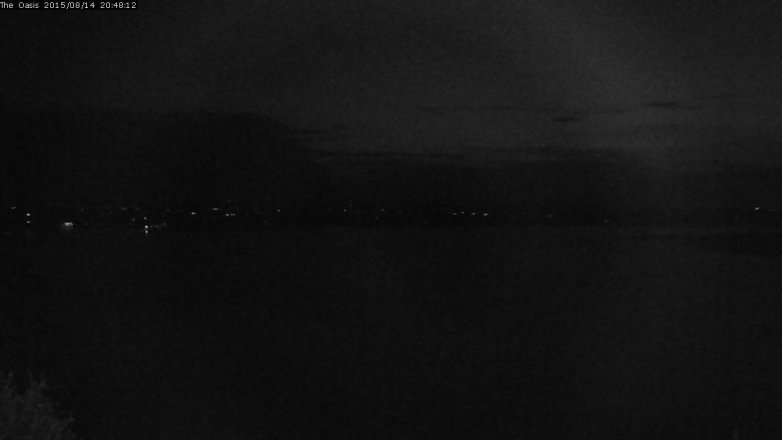 Lake Travis webcam, August 14, 2015 7:55 PM CT
