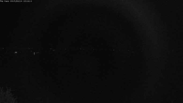 Lake Travis webcam, August 14, 2015 9:25 PM CT