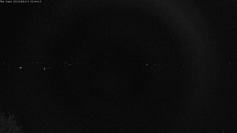 Lake Travis webcam, August 14, 2015 9:50 PM CT