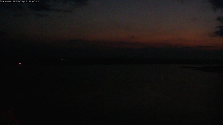 Lake Travis webcam, August 15, 2015 7:45 PM CT