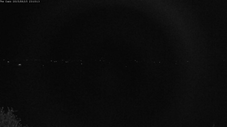 Lake Travis webcam, August 15, 2015 10:15 PM CT