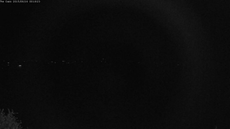 Lake Travis webcam, August 15, 2015 11:25 PM CT