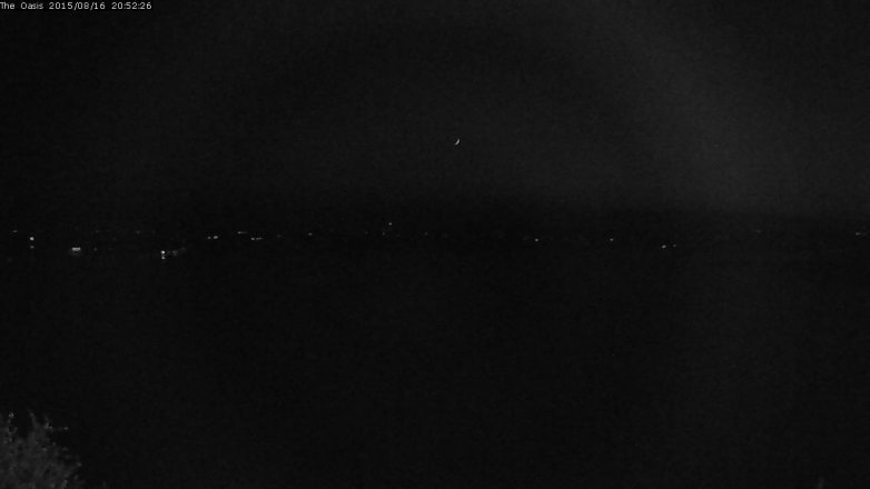 Lake Travis webcam, August 16, 2015 8:00 PM CT